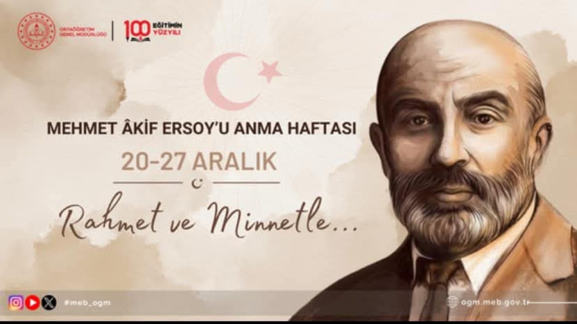 Mehmet Akif Ersoy'u Anma Haftası